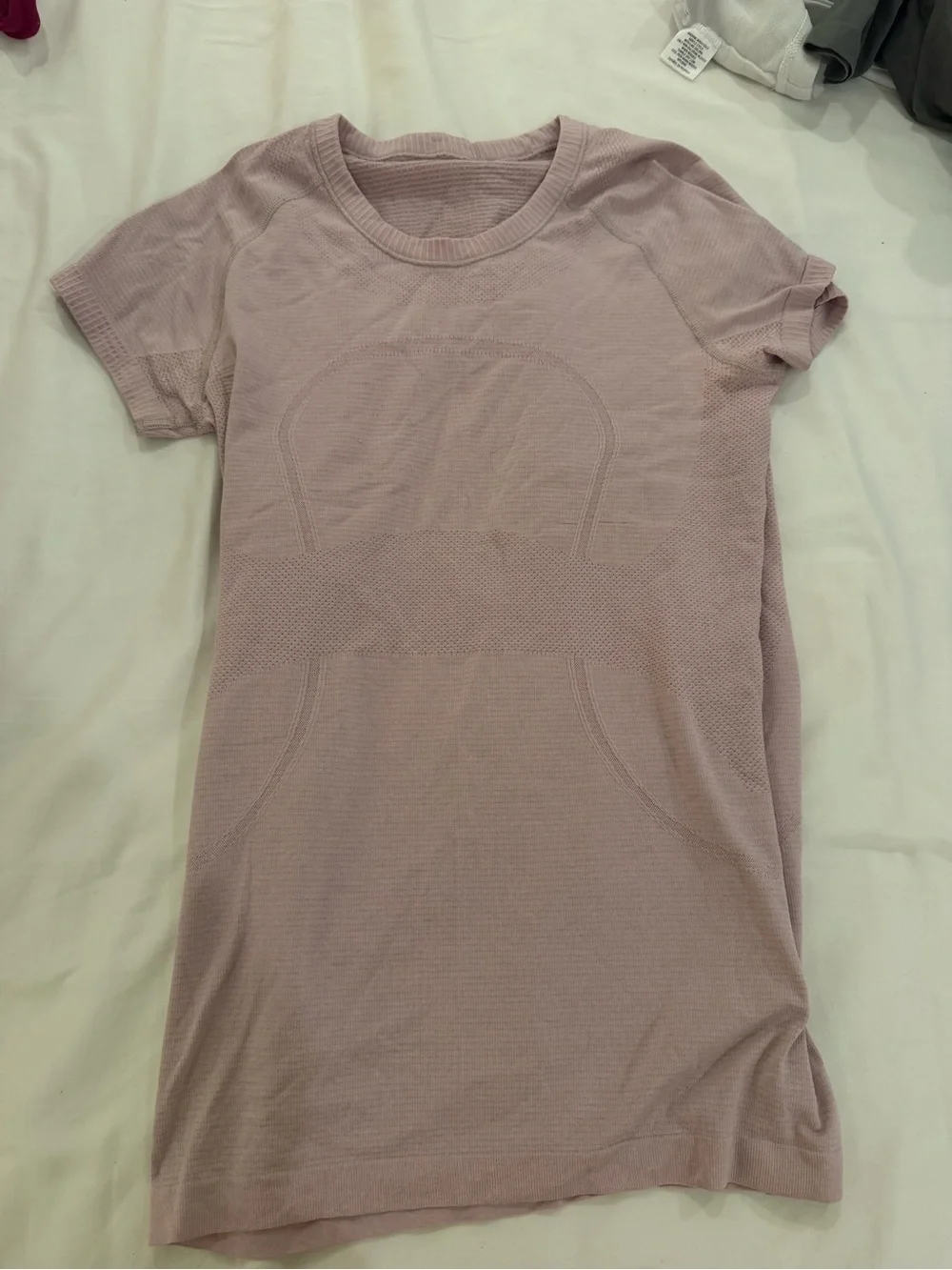 Light Mauve Short Sleeve Lululemon Top